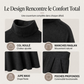 Ensemble haut à col roulé et jupe longue pour femme