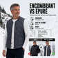Gilet matelassé diamanté thermique d'hiver pour homme
