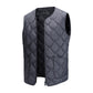 Gilet matelassé diamanté thermique d'hiver pour homme