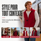 Gilet d'hiver unisexe doublé peluche et chaud