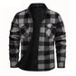 🧥Veste-chemise thermique à carreaux d'hiver pour homme
