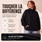 Sweatshirt décontracté à col simulé pour femme