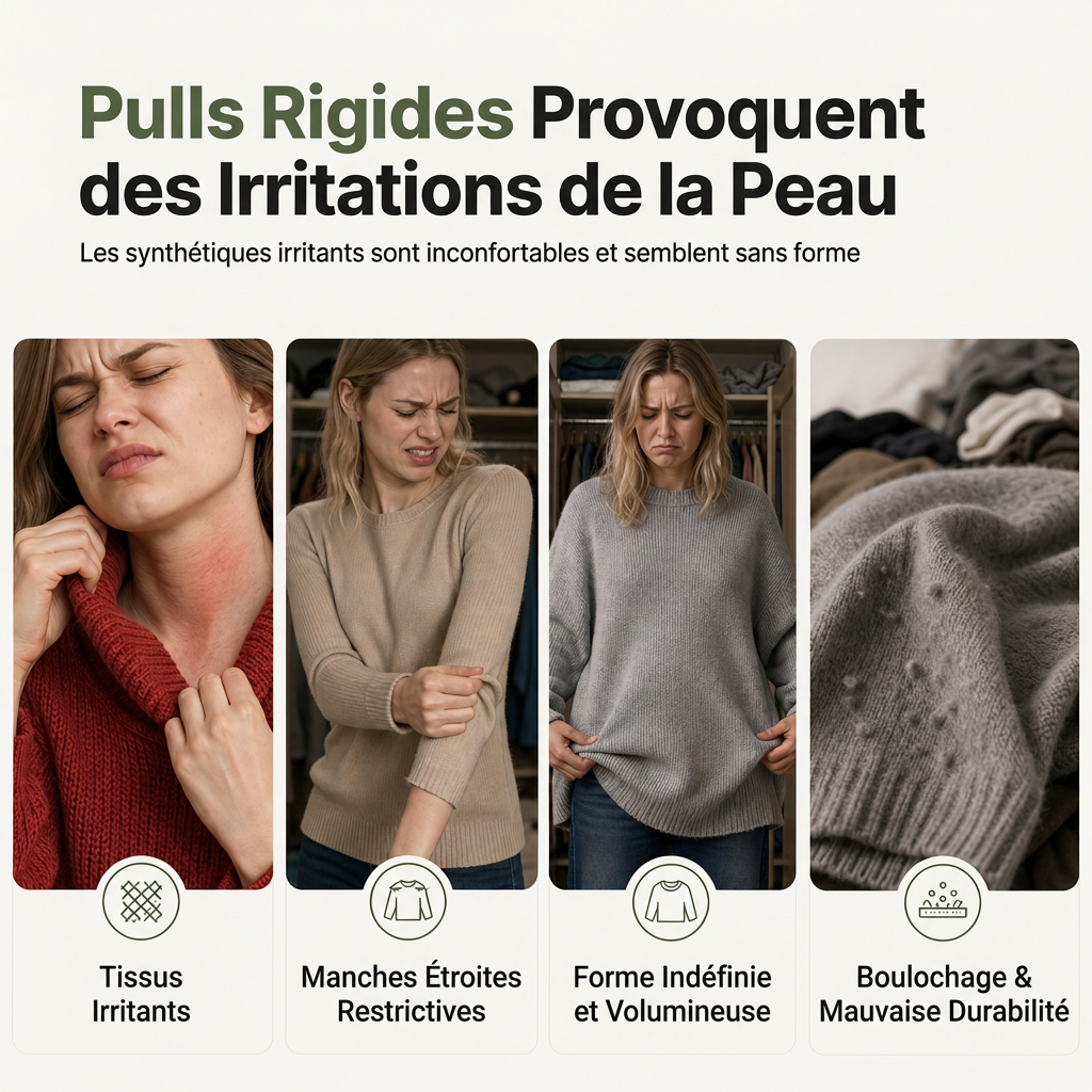 🌸Promotion exceptionnelle : 50 % de réduction💖Pull-over en maille unie pour femme