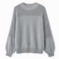 🌸Promotion exceptionnelle : 50 % de réduction💖Pull-over en maille unie pour femme