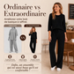 🔥DERNIER JOUR DE SOLDE : -70%👍✨Ensemble féminin 2026 style britannique : haut en maille côtelée et pantalon droit