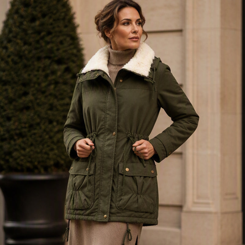 👜 -50 % sur toute la mode femme ! ✨Manteau chaud mi-long en sherpa pour femme