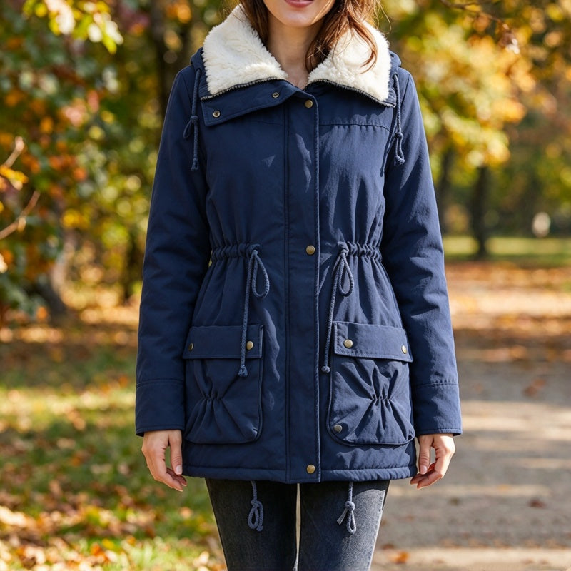 👜 -50 % sur toute la mode femme ! ✨Manteau chaud mi-long en sherpa pour femme
