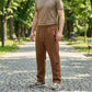 Pantalon de survêtement thermique d'hiver unisexe pour l'extérieur