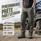 Pantalon cargo coupe décontractée pour homme avec multiples poches