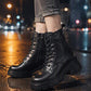 Bottes Martin Plate-Forme Rétro pour Femme