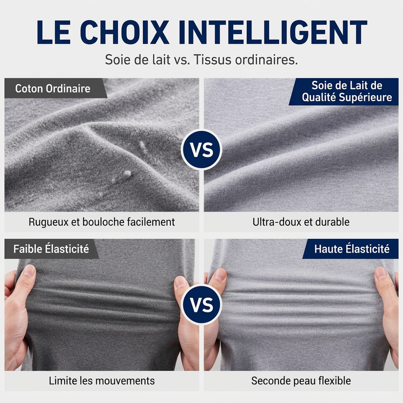 Haut col roulé factice ajusté pour homme