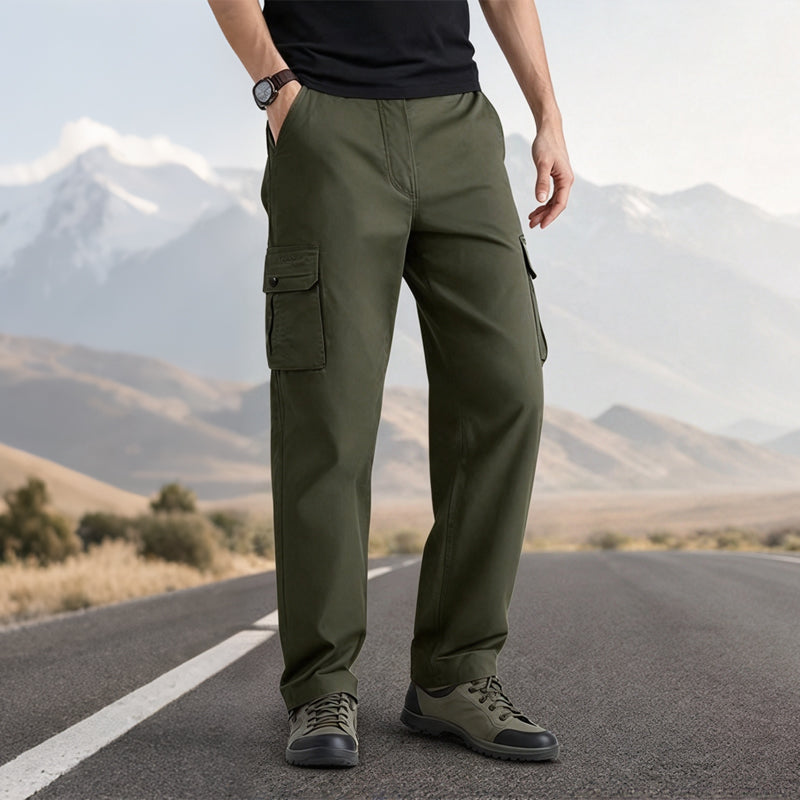 Pantalon cargo respirant et ample pour homme