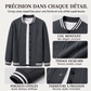 🎁Soldes ! Prix cassés🌍Blouson de baseball décontracté en jacquard pour homme