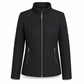 Manteau matelassé léger pour femme, avec col montant et fermeture éclair, adapté au printemps et à l'hiver
