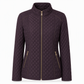 Manteau matelassé léger pour femme, avec col montant et fermeture éclair, adapté au printemps et à l'hiver