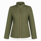 Manteau matelassé léger pour femme, avec col montant et fermeture éclair, adapté au printemps et à l'hiver