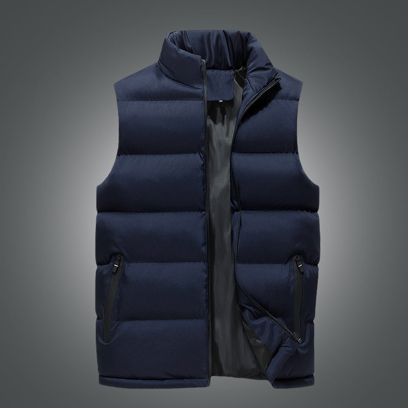 🔥 50% de réduction 🔥Gilet matelassé classique pour homme à col montant