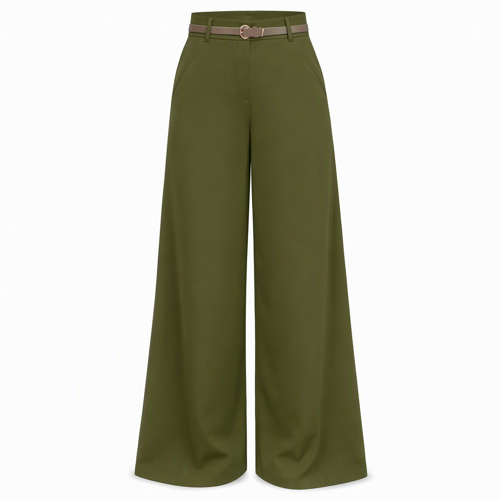 🔥 50% de réduction 🔥Pantalon de ville décontracté à larges jambes pour femmes, pantalon long pour automne-hiver