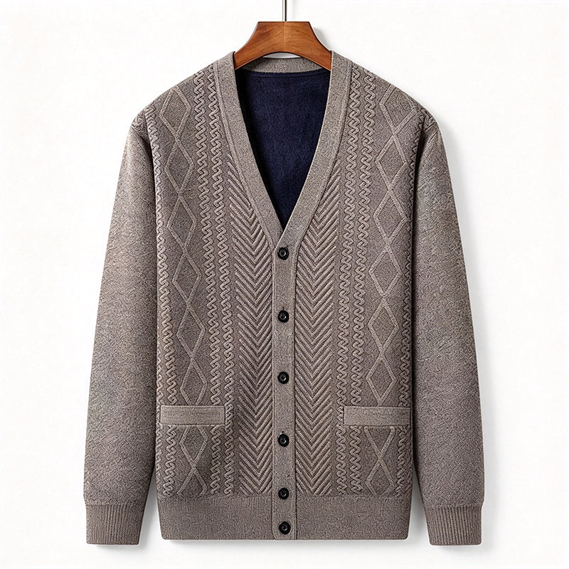 Cardigan Chaud Classique pour Homme