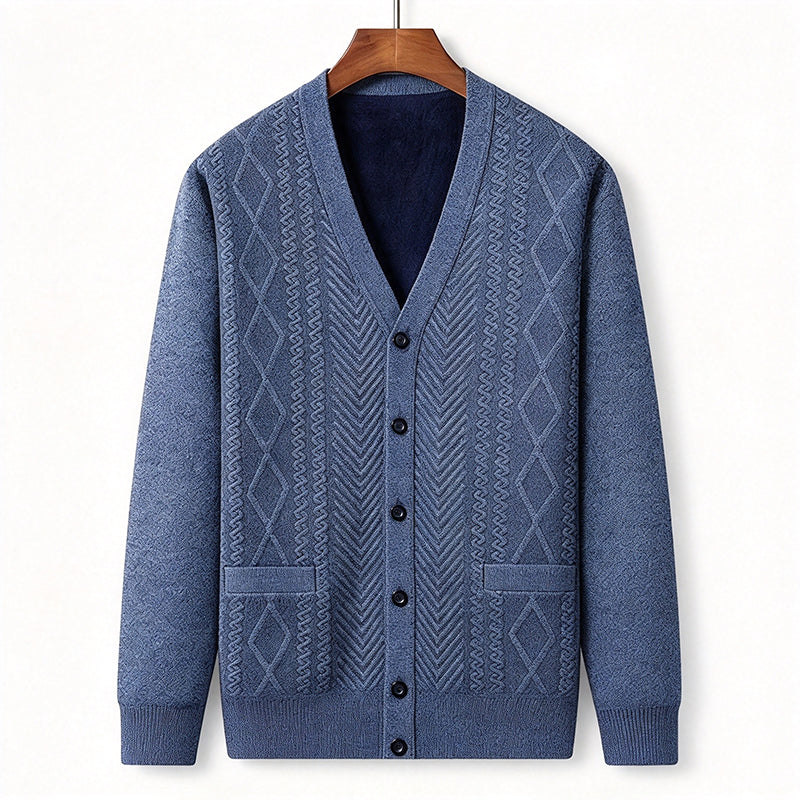 Cardigan Chaud Classique pour Homme