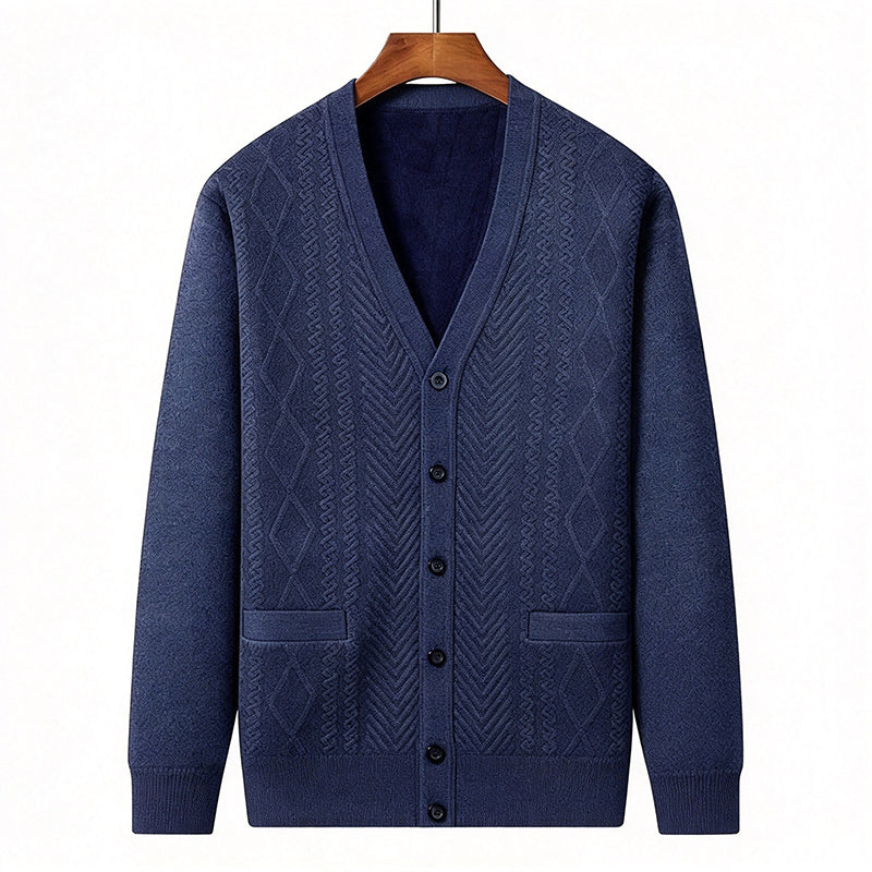 Cardigan Chaud Classique pour Homme