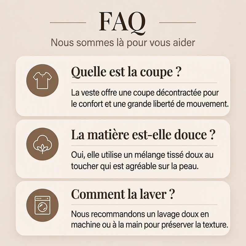 Veste décontractée en velours côtelé à boutons pour femmes