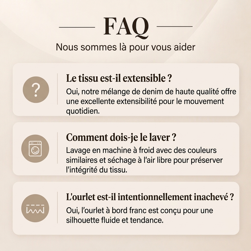 Jeans évasés à taille haute et double boutonnage pour femmes