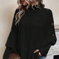 👜 -50 % sur toute la mode femme ! ✨✨Pull-cape élégant pour femme, à col montant et ourlet asymétrique