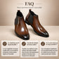 Bottines Chelsea en cuir PU pour hommes