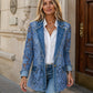 💖Soldes ! Prix cassés💖Veste en dentelle florale élégante pour femme à découpes