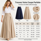 ⏳50% DE RÉDUCTION! 👗Jupe Longue Taille Haute Évasée Plissée, Coupe qui affine la silhouette