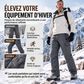 Pantalon cargo homme doublé de peluche hivernal