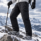 Pantalon cargo homme doublé de peluche hivernal