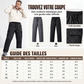 Pantalon cargo homme doublé de peluche hivernal