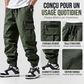 ✨ Pantalon cargo décontracté à plusieurs poches pour homme : facile à porter au quotidien 👖