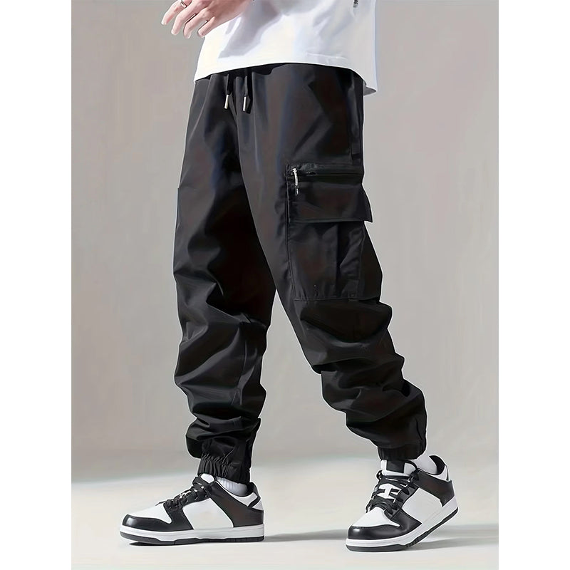 ✨ Pantalon cargo décontracté à plusieurs poches pour homme : facile à porter au quotidien 👖