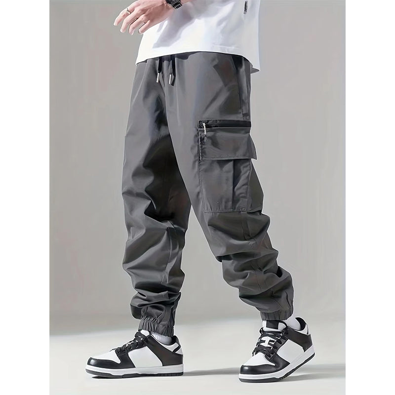 ✨ Pantalon cargo décontracté à plusieurs poches pour homme : facile à porter au quotidien 👖