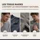 Pull à col rond en velours côtelé à manches longues pour hommes