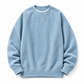 Pull à col rond en velours côtelé à manches longues pour hommes