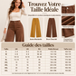 ✨ Pantalon large en velours côtelé pour femme, décontracté : facile à porter au quotidien 👖