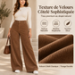 ✨ Pantalon large en velours côtelé pour femme, décontracté : facile à porter au quotidien 👖