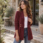 ✨ Veste en velours côtelé pour femme, ouverte sur le devant : facile à porter au quotidien 🧥