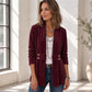 ✨ Veste en velours côtelé pour femme, ouverte sur le devant : facile à porter au quotidien 🧥