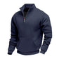 Sweat-shirt chaud à demi-zip pour hommes