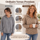 Sweat-shirt décontracté à imprimé léopard pour femme