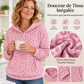 Sweat-shirt décontracté à imprimé léopard pour femme