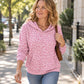 Sweat-shirt décontracté à imprimé léopard pour femme