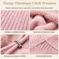 Bonnet en tricot épais pour femme avec tour de cou et masque facial intégrés, bonnet chaud de protection des oreilles pour les activités extérieures en hiver