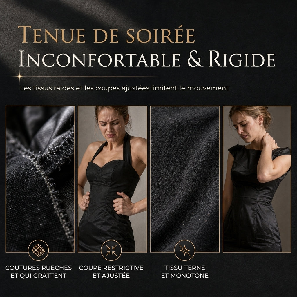 Roche femme moulante à sequins sexy avec col en V et ourlet asymétrique