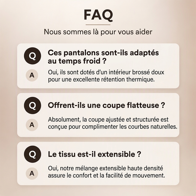 Pantalon skinny taille haute à doublure pelucheuse pour femme